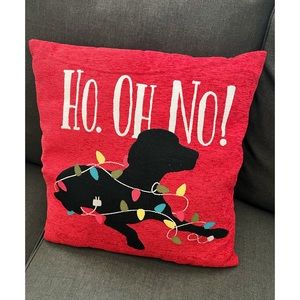 Ho oh no! Christmas pillow